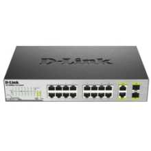 D-Link DES-1018MP 16Port 10/100 PoE 2xSFP Switch