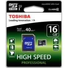 Toshiba 16 GB Micro SD Class 10 SD-C016UHS1-6A