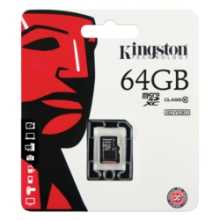 Kingston 64GB Micro SD Class 10 CL10 SDCX10/64GB