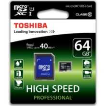 Toshiba 64 GB Micro SD Class 10 SD-C064UHS1(6A