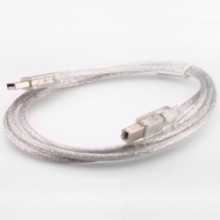 S-Link SL-U2015 USB 2.0 1.5Mt Şeffaf Yazıcı Kablo