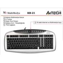 A4 Tech KB21 Klayve / Siyah / USB