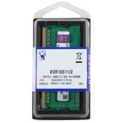 Kingston Notebook RAM 2 GB 1600 MHz DDR3  CL11