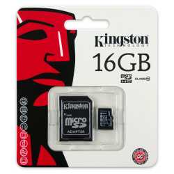 Kingston 16 GB Micro SDHC Kart Class 10
