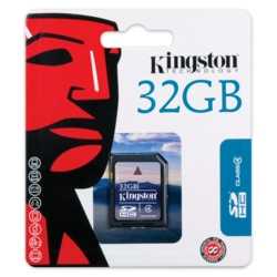 Kingston 32 GB SDHC Kart (Class 4)