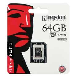 Kingston 64GB Micro SD Class 10 CL10 SDCX10/64GB