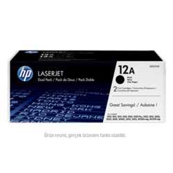 Hp Q2612AD Toner Kartuş Siyah (12A)-2'li