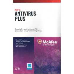 McAfee AntiVirus Plus Physical Act. 1 YIL - CD Yok